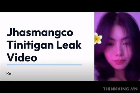 tinitigan ko scandal|[Watch Video] Jhasmangco Tinitigan Original Video Tiktok Twitter.